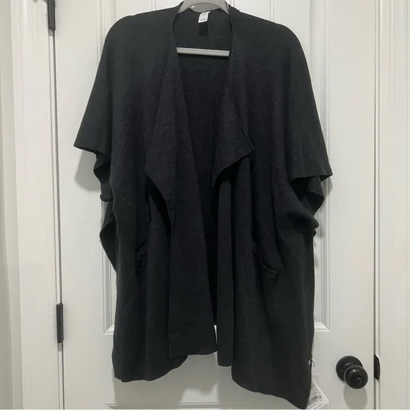 NWT Lululemon After Asana Wrap Heathered Black O/S - Picture 5 of 12